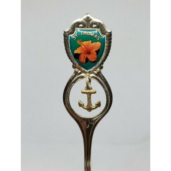 St Johns Anchor Charm Mini Collectible Spoon - Vintage Home Décor Shelf Sitter - Picture 2 of 11